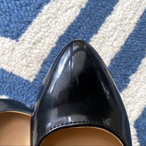 🖤 PROFILE BLACK LACQUERED ROUND TOE PUMPS! - Picture 8 of 12